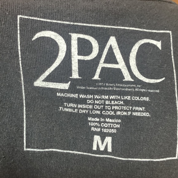 2pac cotton sleeveless shirt w/ “don’t ask me why” “ask me” on back - Picture 7 of 7